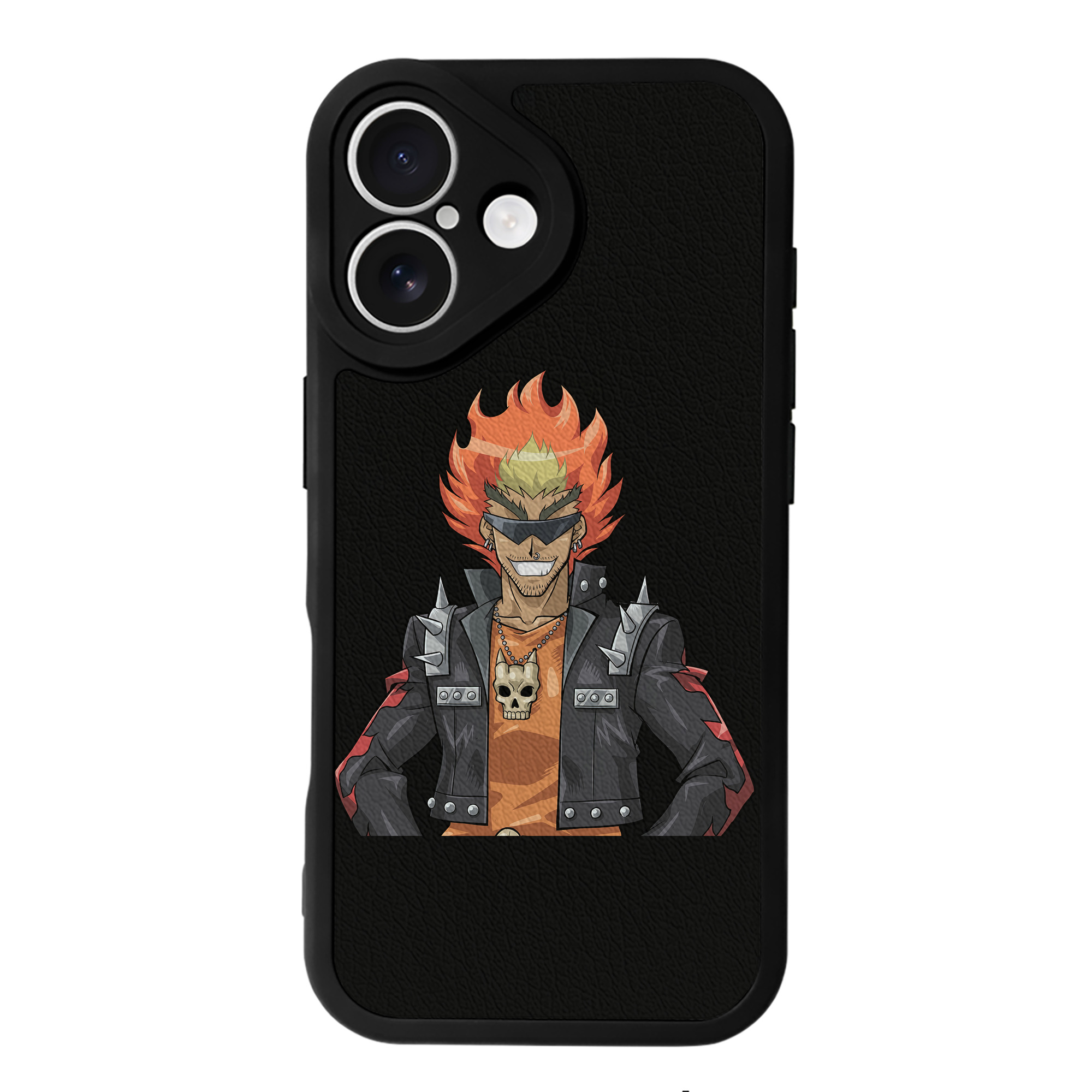 （画像用） 遊☆戯☆王 Yu-Gi-Oh! 【iPhone 16シリーズ対応】シリコンスマホケース（レザー調） 材質：シリコン